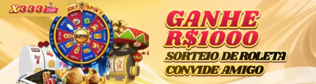 Bônus e promoções X333 cassino para jogadores brasileiros